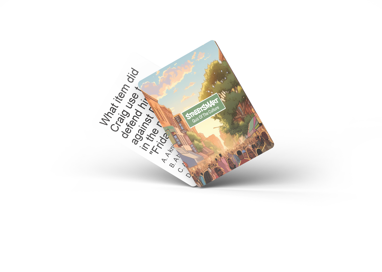 Street Smart : The Trivia Game for Black Culture! with 100 Engaging Cards, Dive Deep into The Richness of Black Heritage.