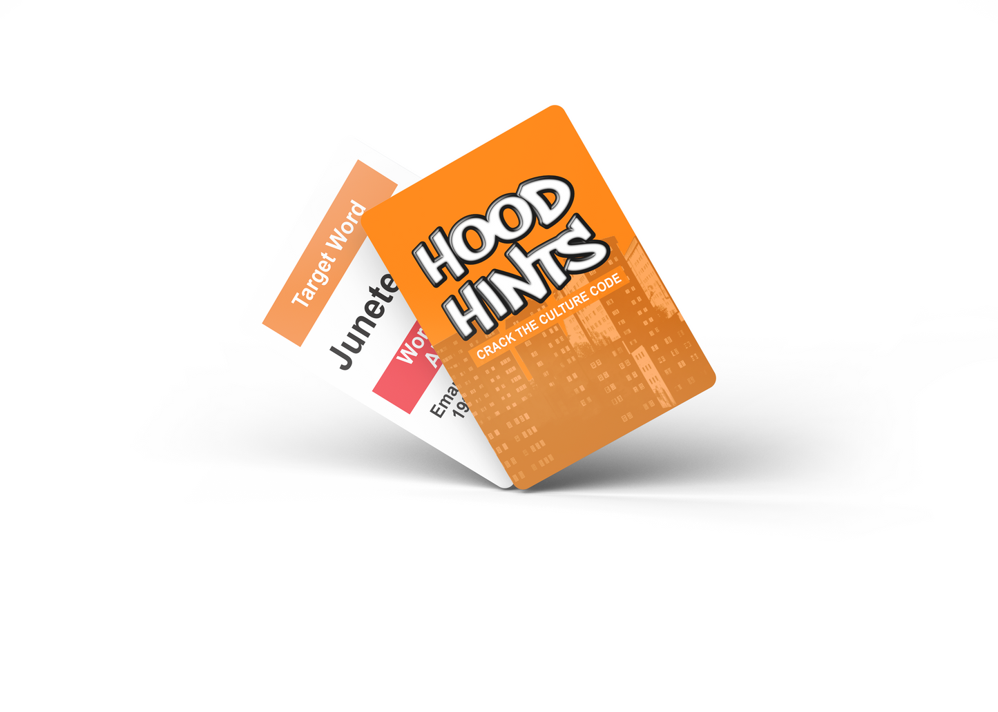 Hood Hints Black Culture Unleashed: Charades Game - Connect & Laugh with Culturally Rich Cards