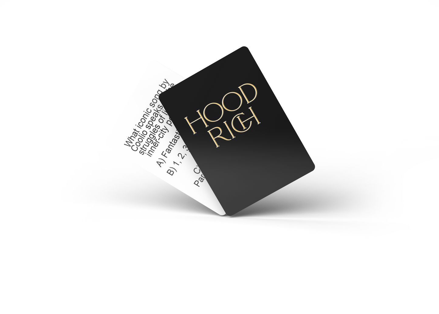 HoodRich Game Night Extravaganza: Dive Deep into African-American Culture with Engaging Trivia Cards Designed to Challenge
