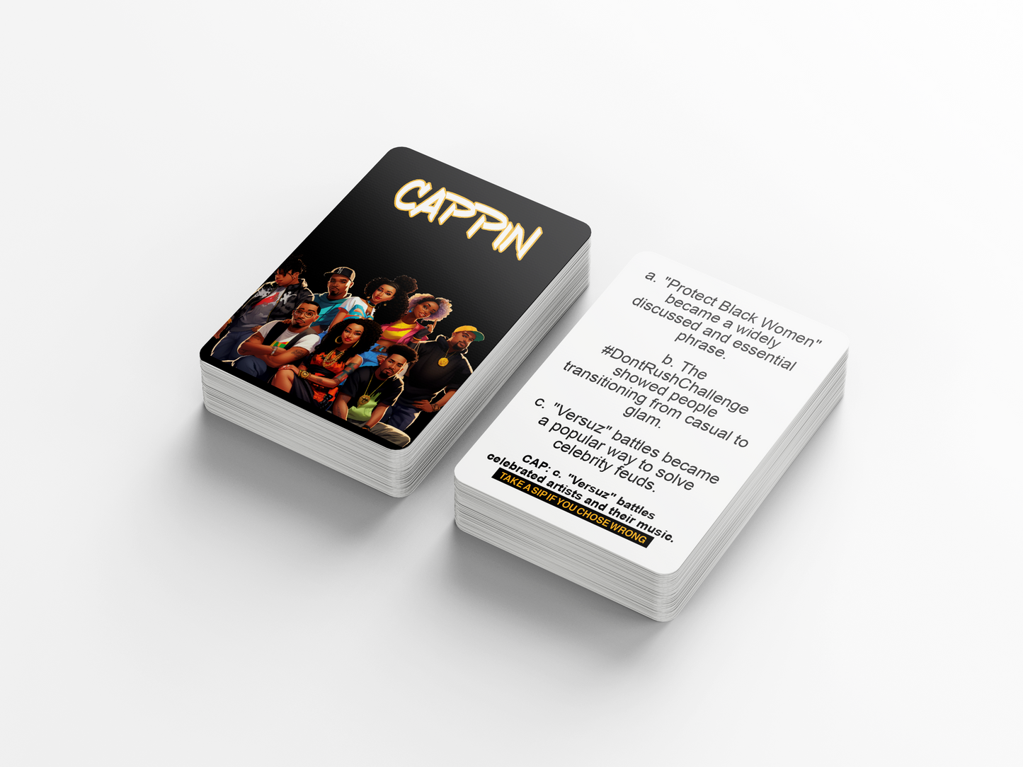 Cappin : Get Lit withThe Drinking Party Game Where Truths & Lies Mix - Perfect for Grown Folks