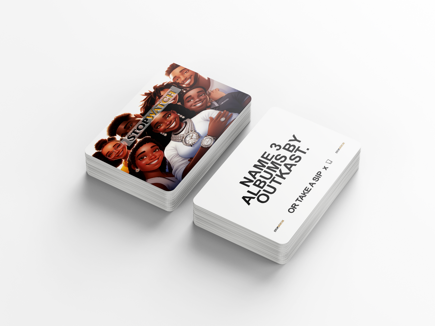 Stopwatch : The Ultimate Urban Party - Celebrate Black Culture with Hilarious Drinking Cards for Unforgettable Nights