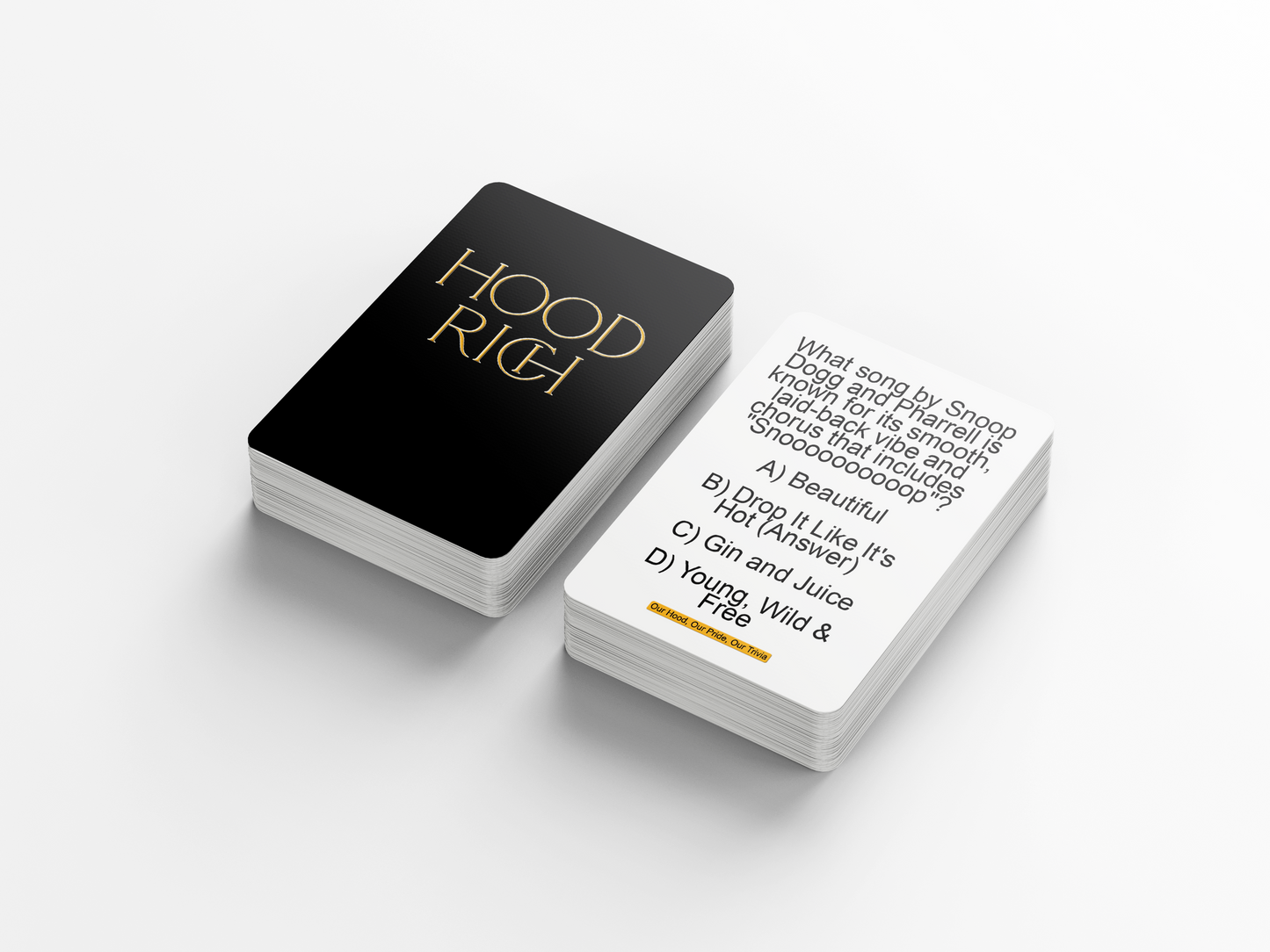 HoodRich Game Night Extravaganza: Dive Deep into African-American Culture with Engaging Trivia Cards Designed to Challenge