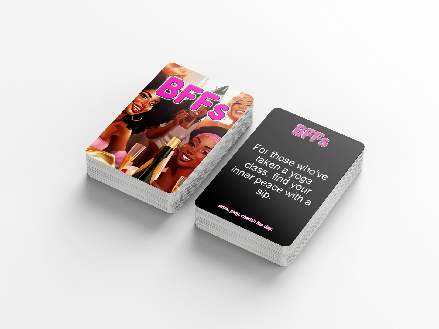 BFFs Bonding Bash: Ultimate Drinking Card Game for The Girls Card Game - Cheers to Friendship & Fun - Sparkle, Sip & Share