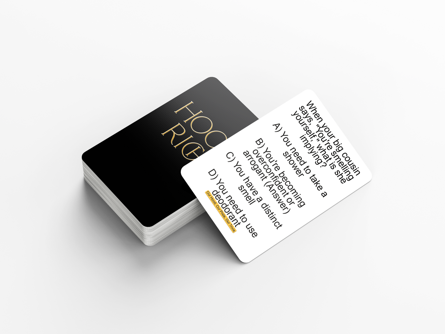 HoodRich Game Night Extravaganza: Dive Deep into African-American Culture with Engaging Trivia Cards Designed to Challenge