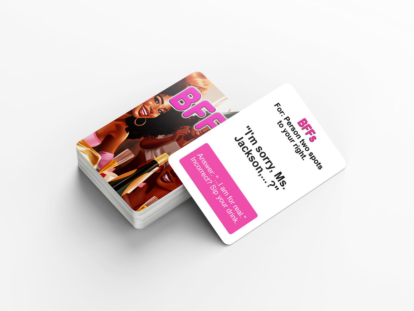 BFFs Bonding Bash: Ultimate Drinking Card Game for The Girls Card Game - Cheers to Friendship & Fun - Sparkle, Sip & Share