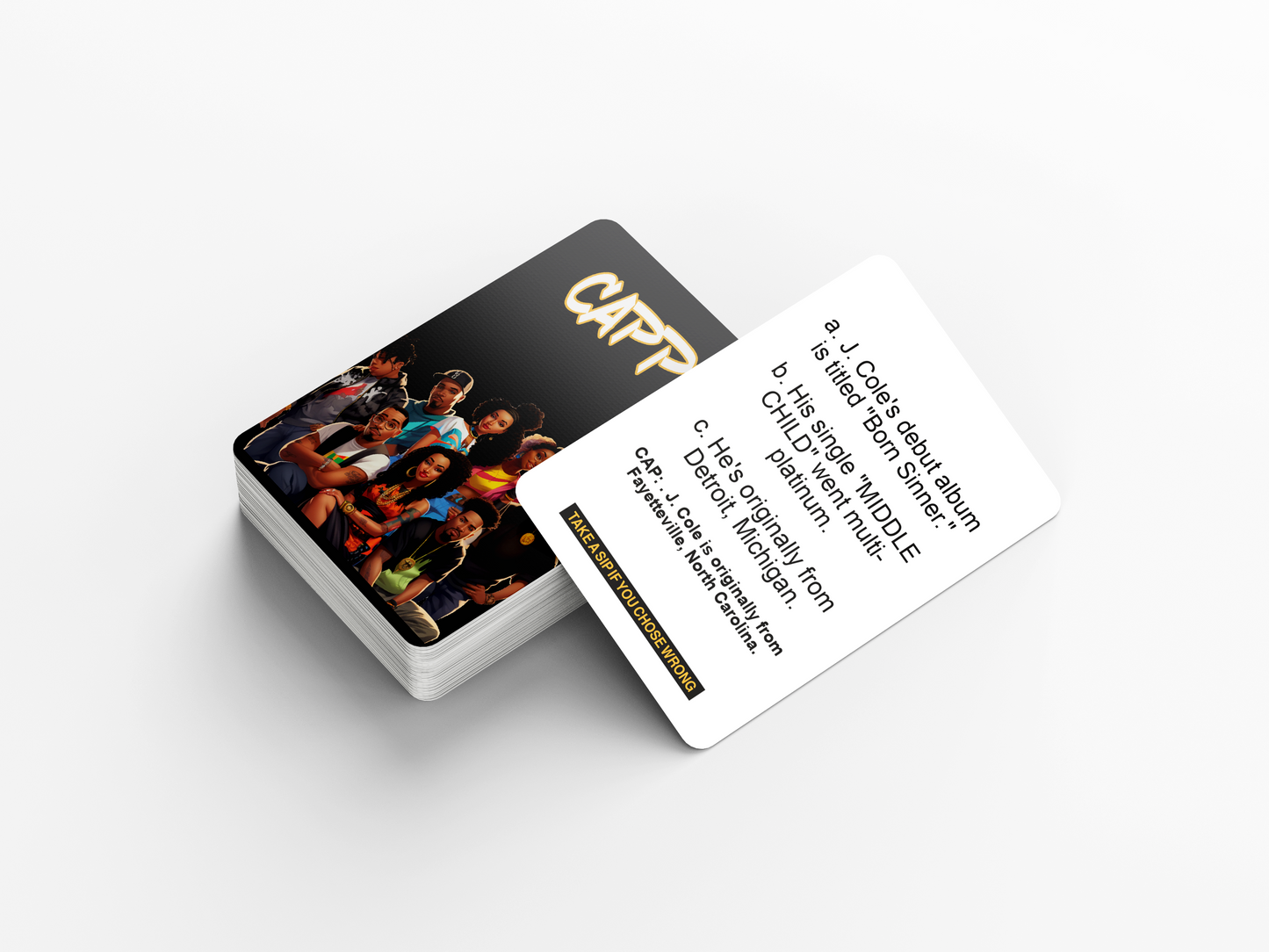Cappin : Get Lit withThe Drinking Party Game Where Truths & Lies Mix - Perfect for Grown Folks