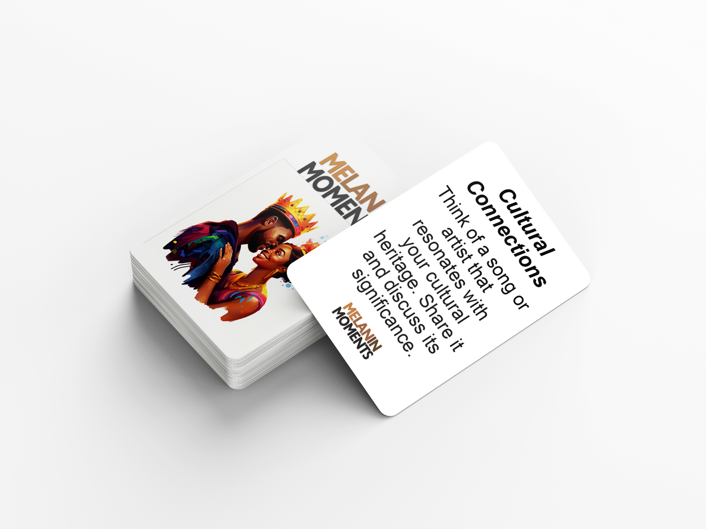 Melanin Moments Unlock the Power of Communication - Engaging & Thought-Provoking Card Games for Couples Culturally Infused Conversation Starters