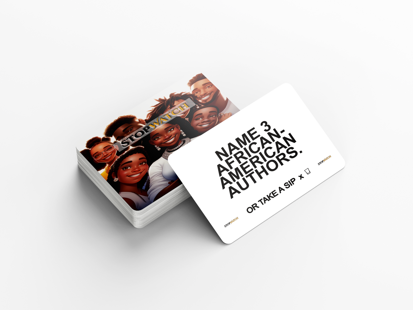 Stopwatch : The Ultimate Urban Party - Celebrate Black Culture with Hilarious Drinking Cards for Unforgettable Nights