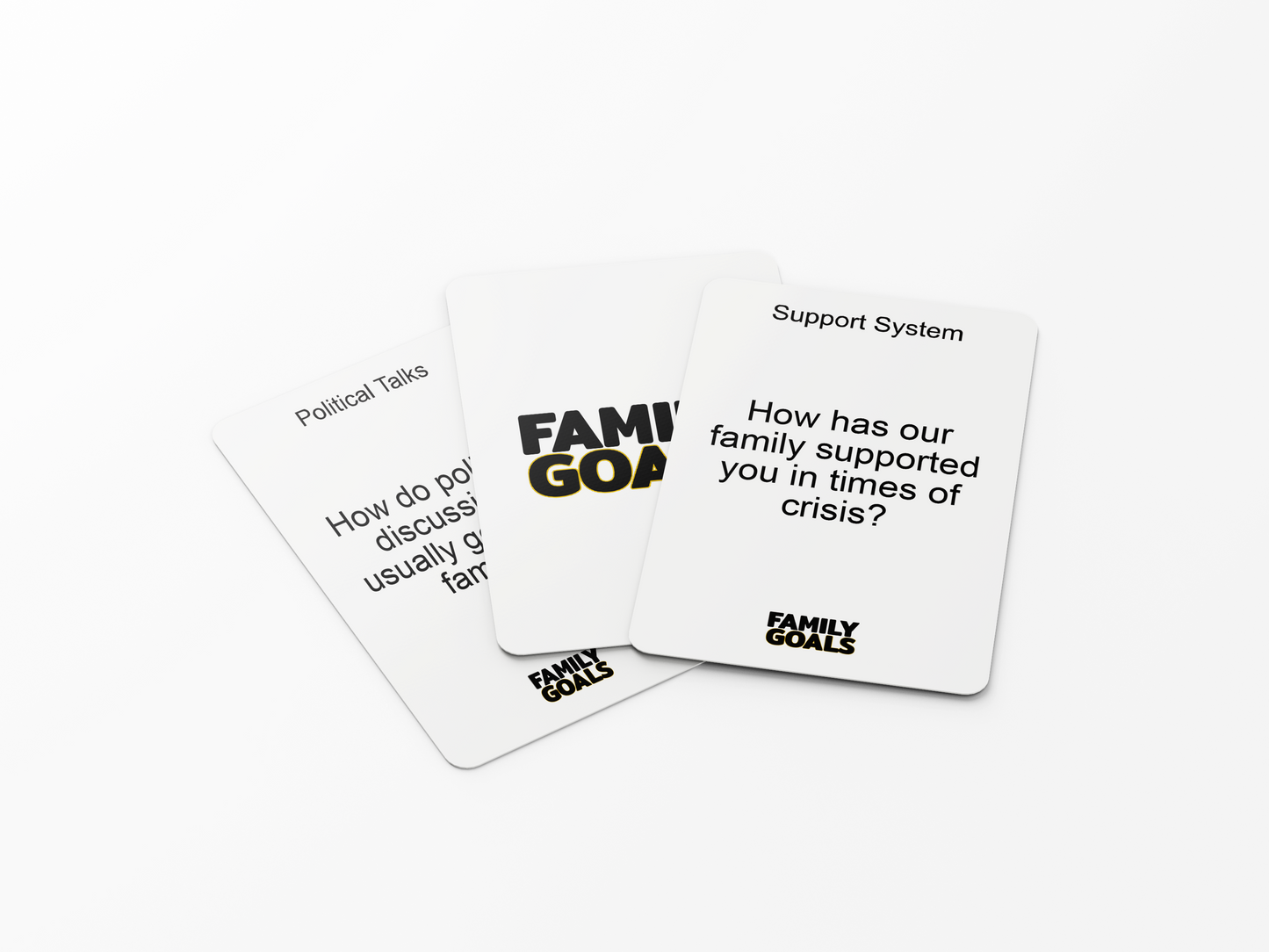 Family Goals : The Dope Conversation Cards for Families to Bond, Laugh & Grow - Families Connect, Discover & Uncover