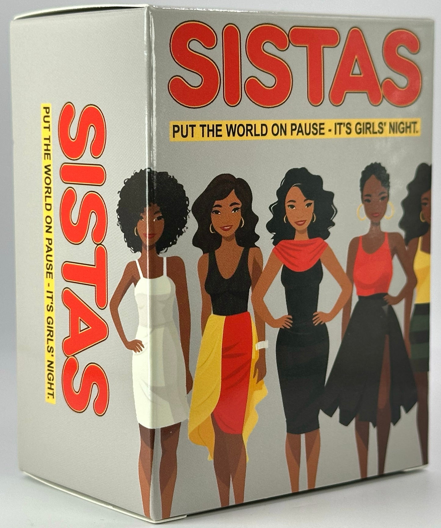 Sistas : Ladies' Night Drinking Game Empowerment, Laughs & Sisterhood in Every Box - Perfect for a Bachelorette Party & Girls' Getaways