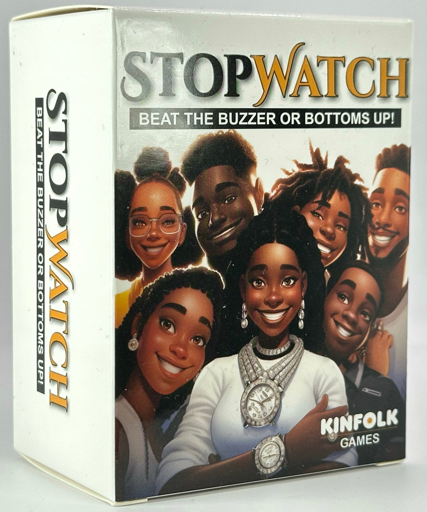 Stopwatch : The Ultimate Urban Party - Celebrate Black Culture with Hilarious Drinking Cards for Unforgettable Nights